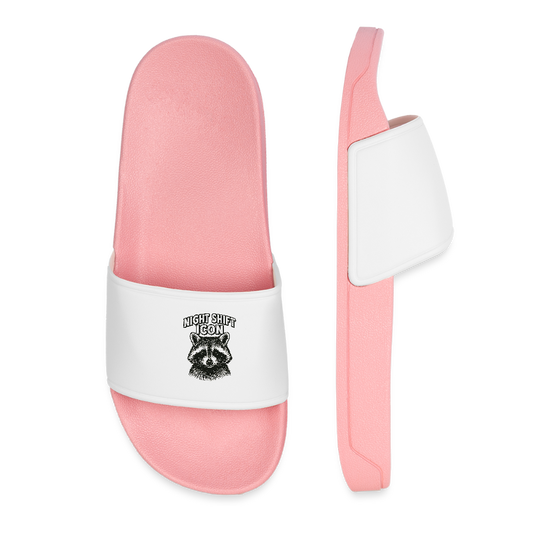 Frauen Badelatschen „Night Shift Icon“ - Hellrosa