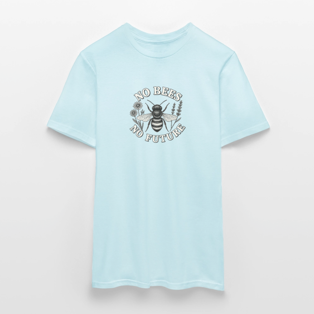 Herren T-Shirt "No Bees - No Future" - Sky