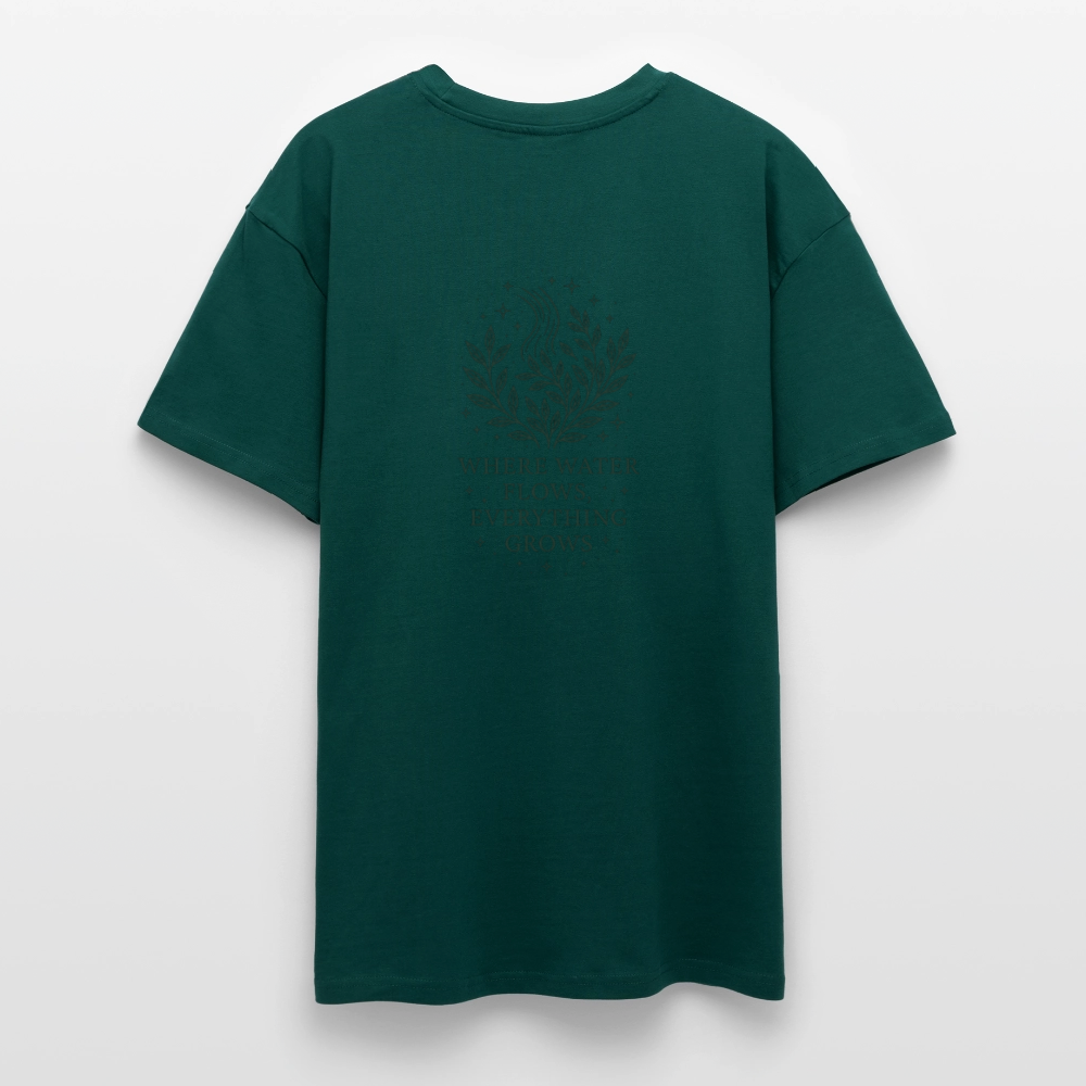 Unisex Oversize T-Shirt "Aquarius" - hunter Green