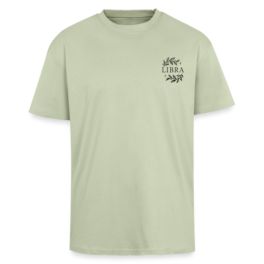 Unisex Oversize T-Shirt "Libra" - Leichtes Salbeigrün