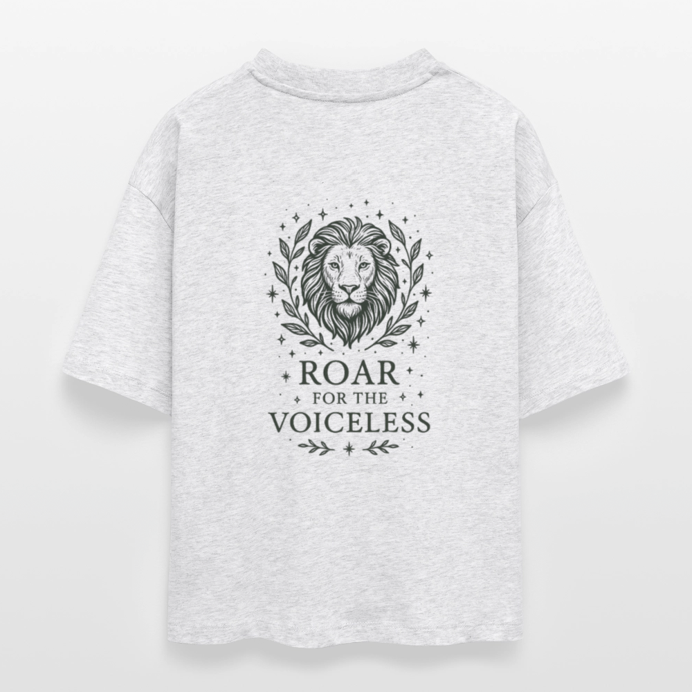 Damen Bio-T-Shirt Nova "Leo" - Weiß meliert