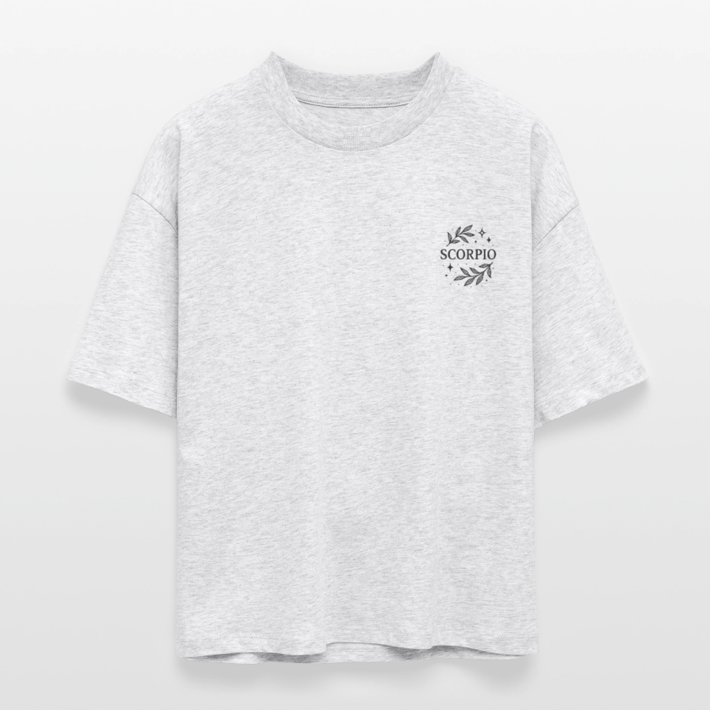 Damen Bio-T-Shirt Nova "Scorpio" - Weiß meliert