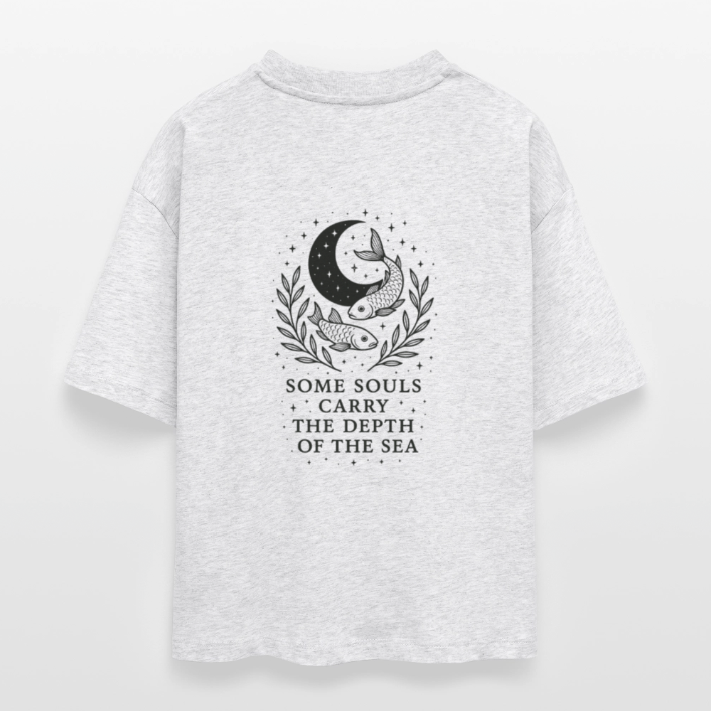 Damen Bio-T-Shirt Nova "Pisces" - Weiß meliert