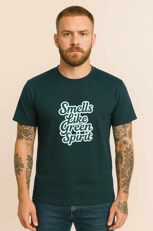 Unisex Bio-T-Shirt „Smells like green spirit“