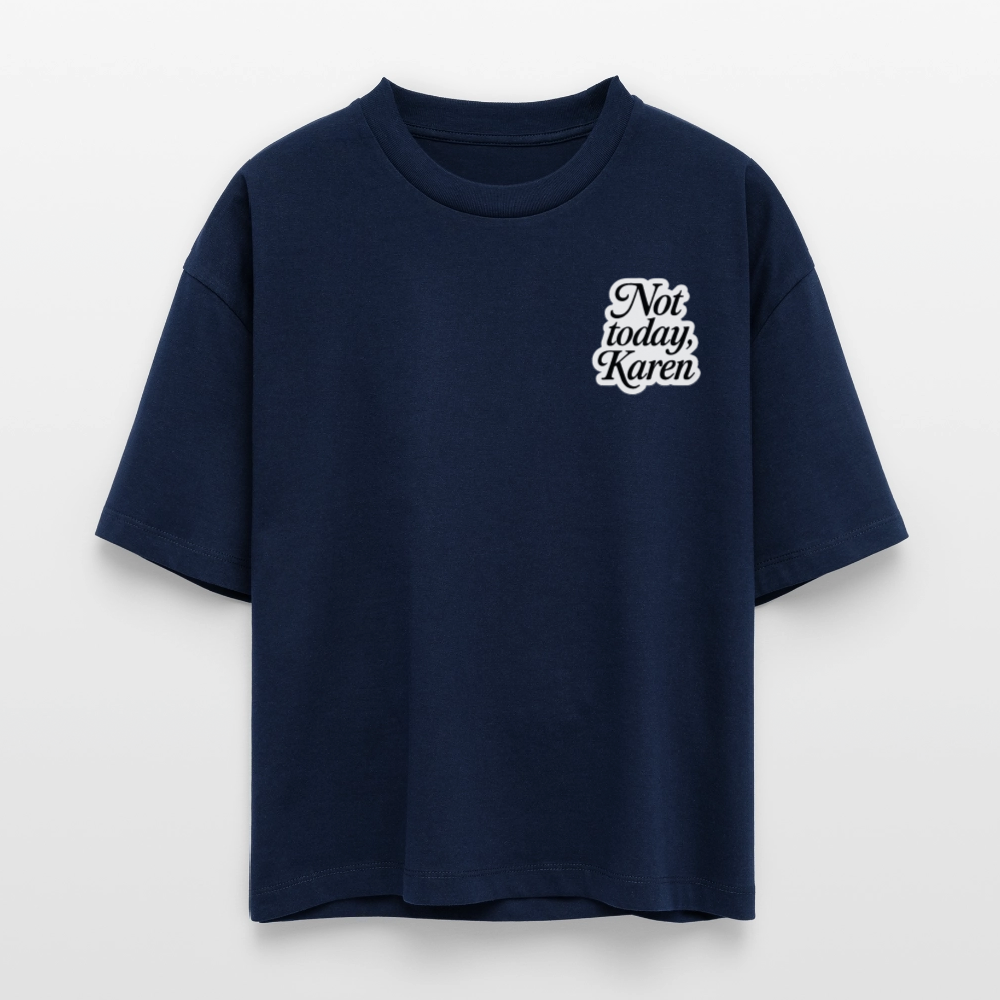 Bio-T-Shirt „Not Today“ - Navy