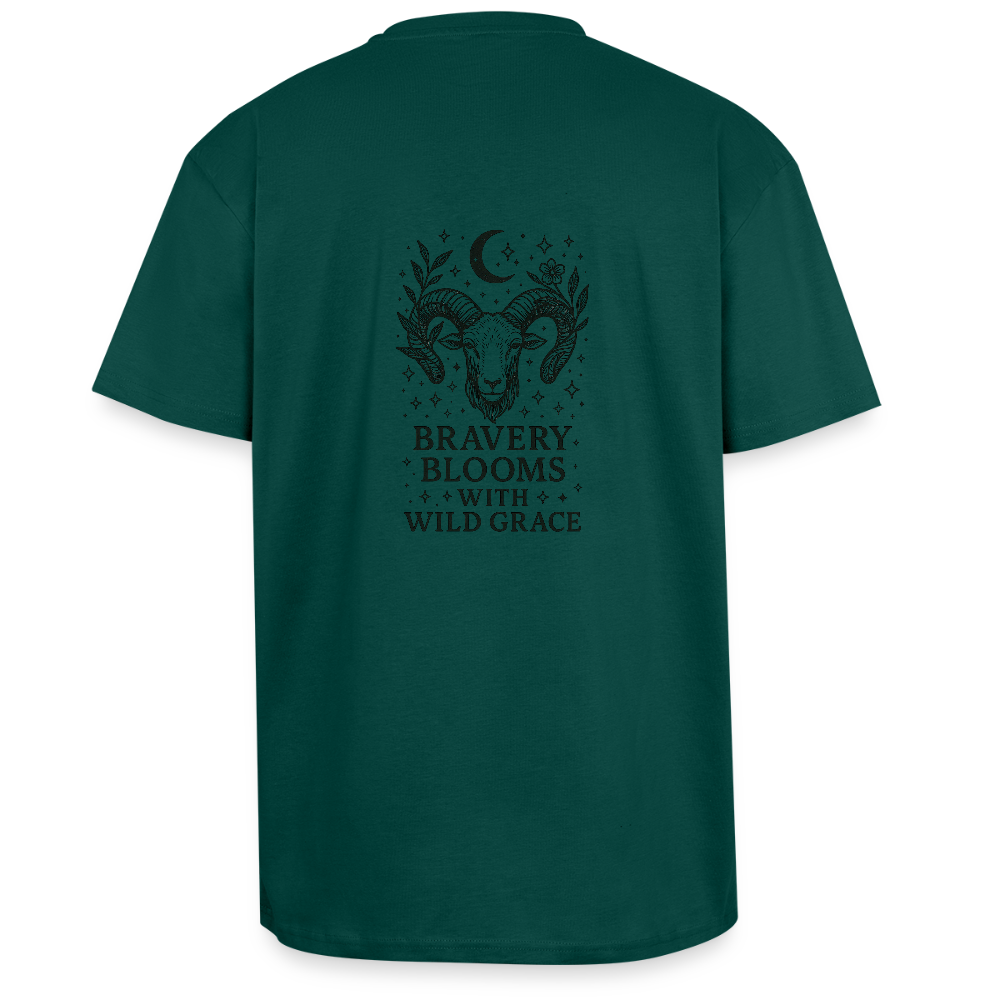 Unisex Oversize T-Shirt "Aries" - hunter Green