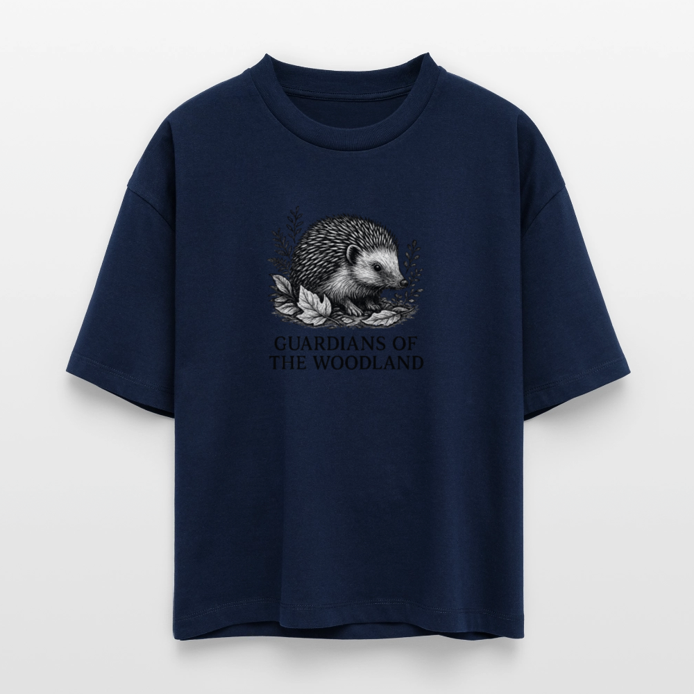 Damen Bio-T-Shirt Nova „Hedgehog“ - Navy