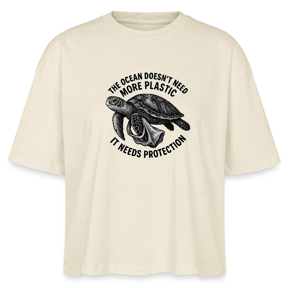 Damen Bio-T-Shirt Nova „Turtle“ - Weißgrau