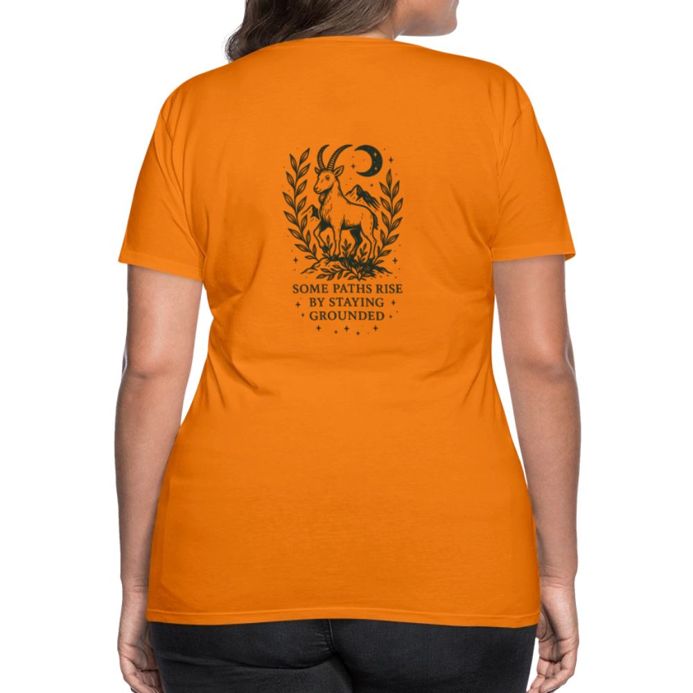 Damen Slim Fit T-Shirt "Capricorn" - Orange