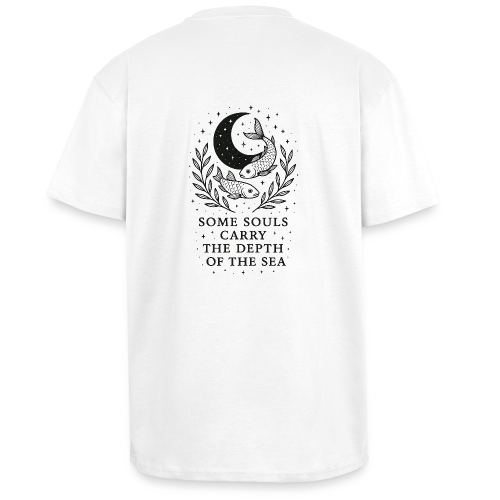 Unisex Oversize T-Shirt "Pisces" - Weiß