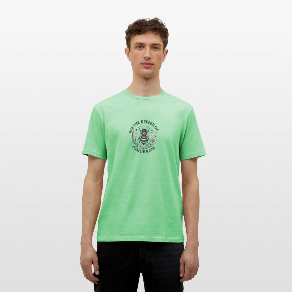 Unisex  T-Shirt "Bee the Keeper of Tomorrow" - Mintgrün