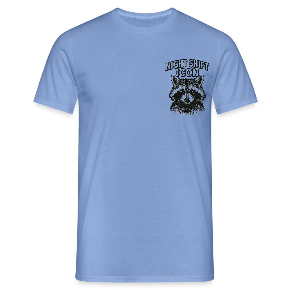 Herren T-Shirt "Night Shift Icon" - carolina blue