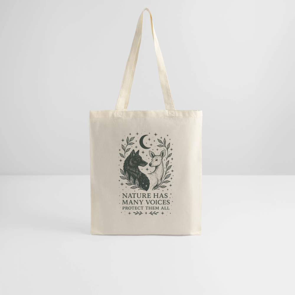 Stoffbeutel „Voices“ - Natur