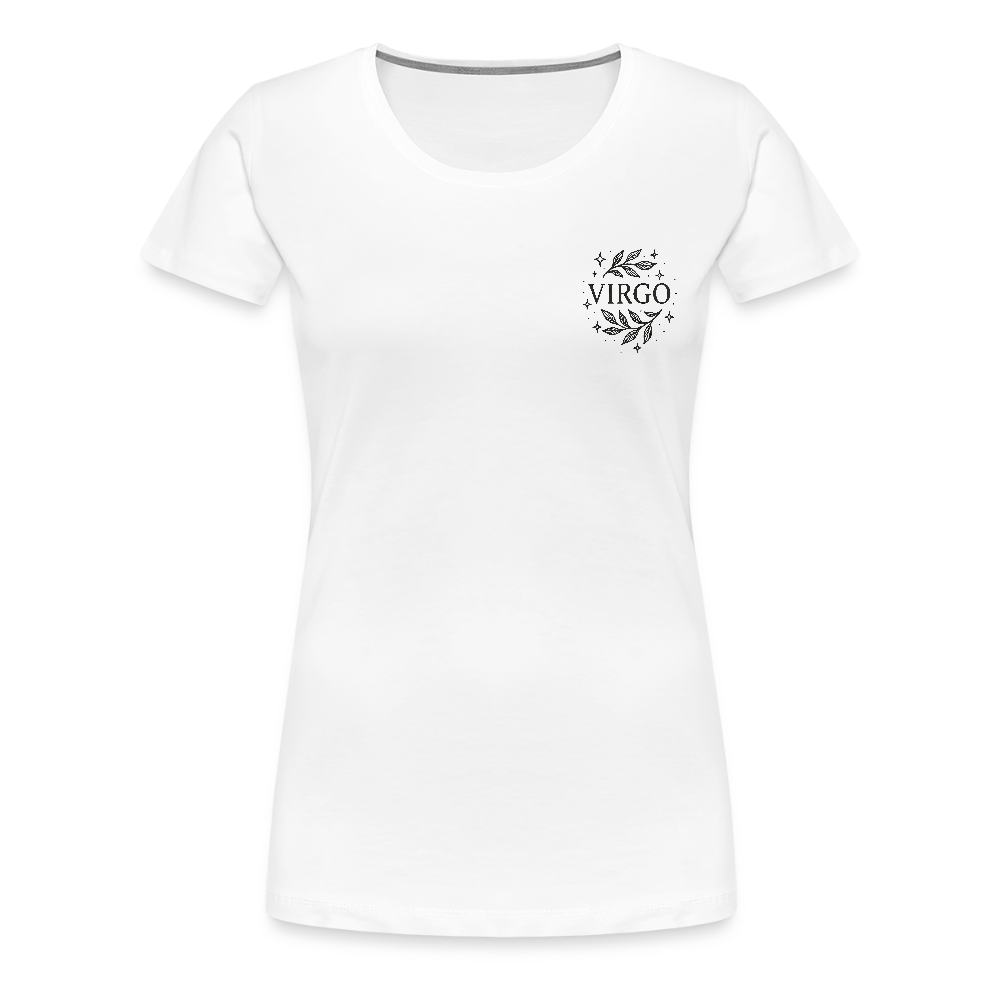 Damen Slim Fit T-Shirt "Virgo" - Weiß