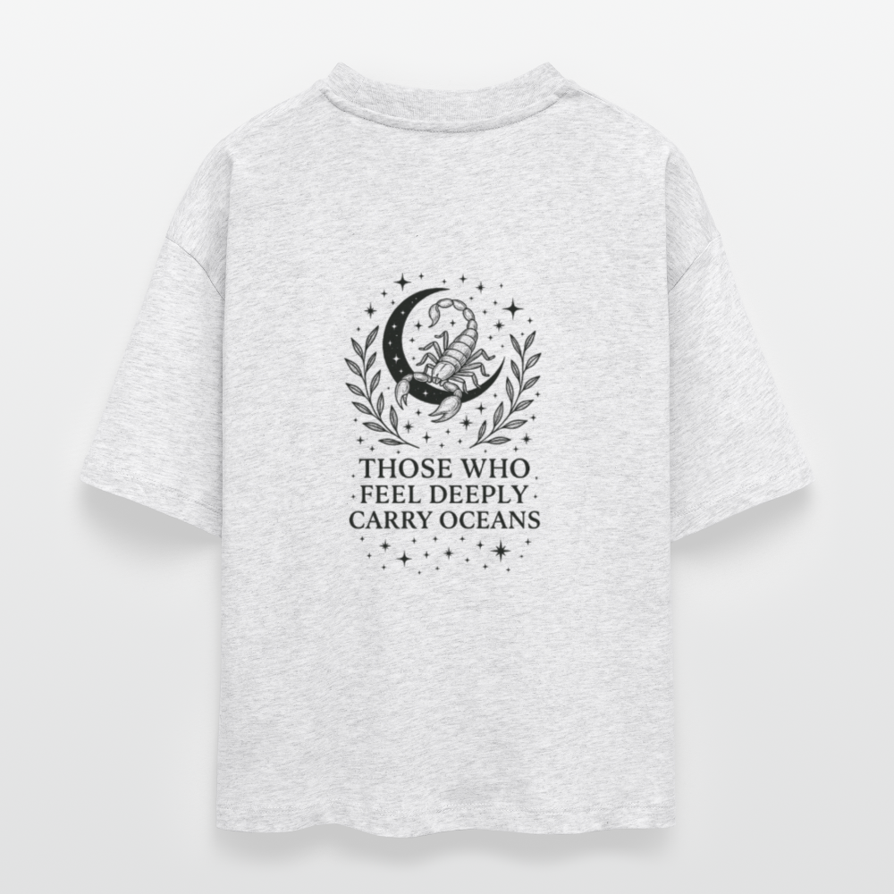 Damen Bio-T-Shirt Nova "Scorpio" - Weiß meliert