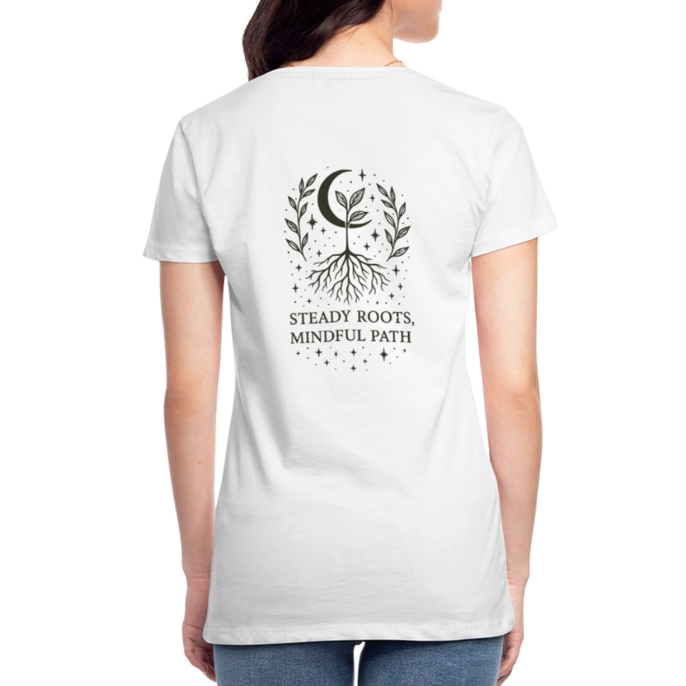 Damen Slim Fit T-Shirt "Virgo" - Weiß