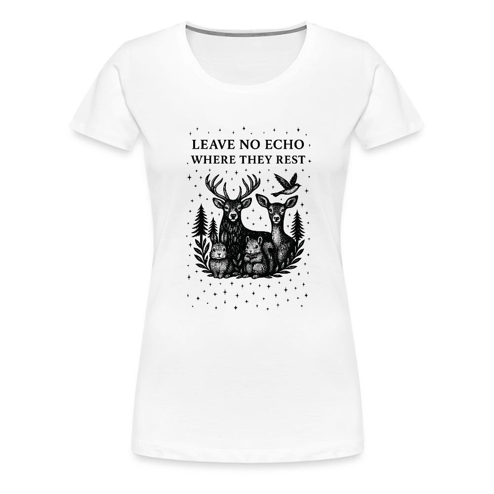 Damen Slim Fit T-Shirt "Echo" - Weiß