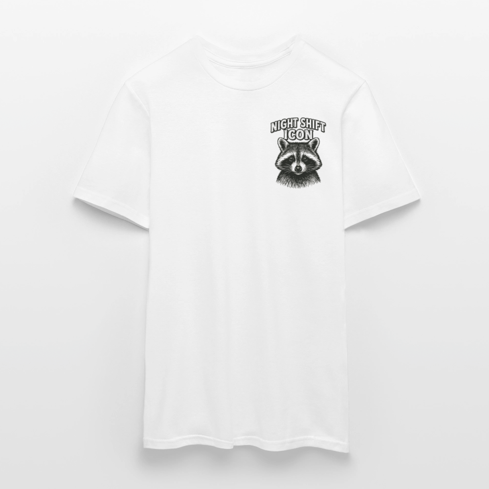 Herren T-Shirt "Night Shift Icon" - Weiß