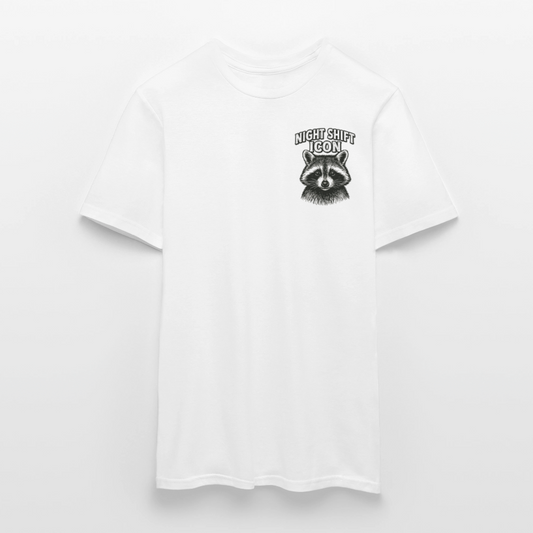 Herren T-Shirt "Night Shift Icon" - Weiß