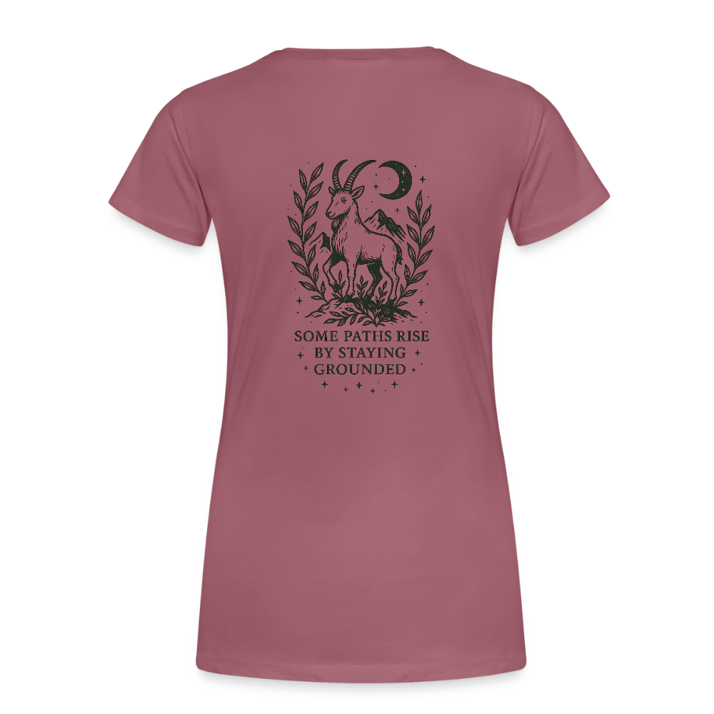 Damen Slim Fit T-Shirt "Capricorn" - Malve