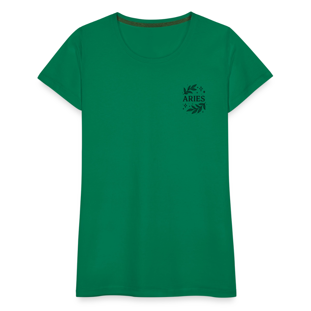 Damen Slim Fit T-Shirt „Aries“ - Kelly Green