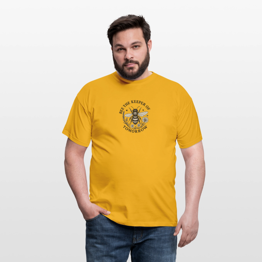 Unisex  T-Shirt "Bee the Keeper of Tomorrow" - Gelb