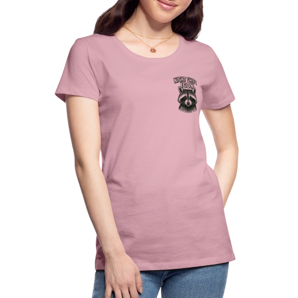 Damen T-Shirt "Night Shift Icon" - Hellrosa