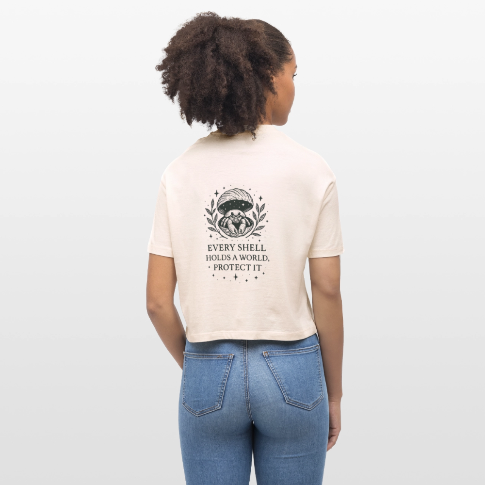 Damen Bio-T-Shirt Nova "Cancer" - Weißgrau