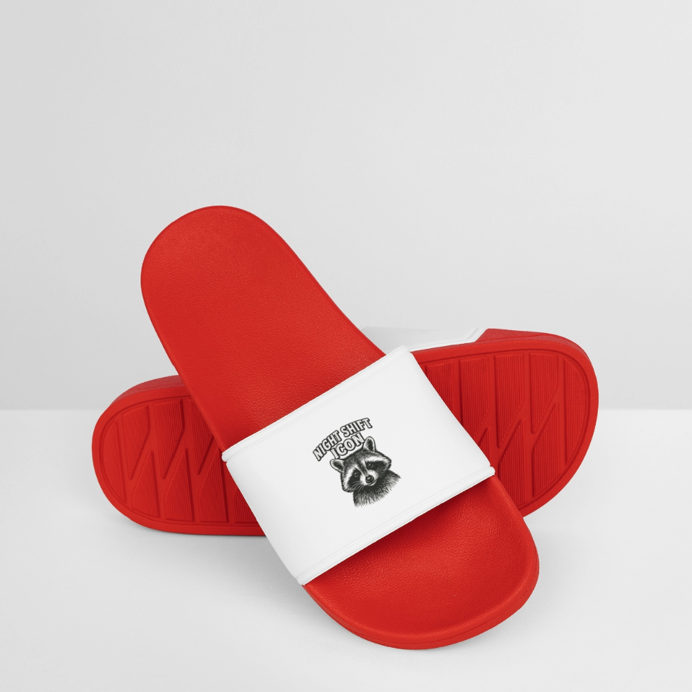 Frauen Badelatschen „Night Shift Icon“ - Rot