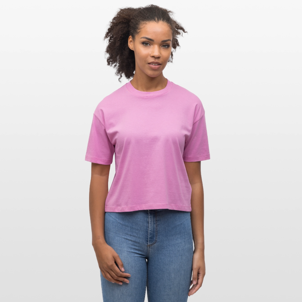 Damen Bio-T-Shirt "Cattitude" - Pink