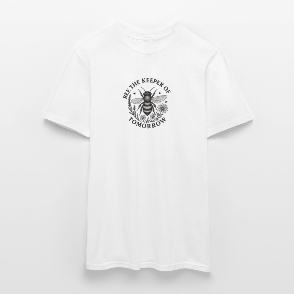 Unisex  T-Shirt "Bee the Keeper of Tomorrow" - Weiß