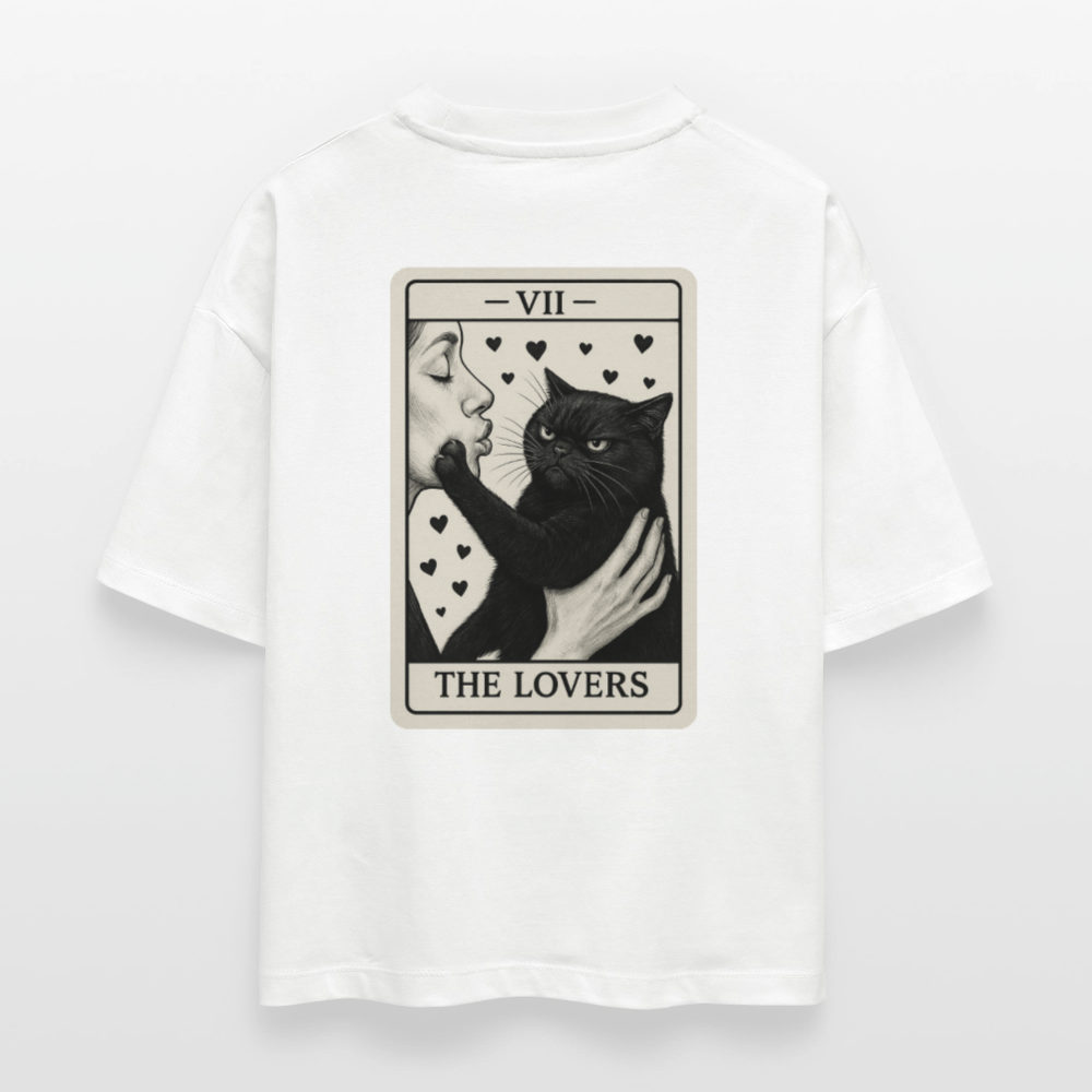 Damen Bio-T-Shirt "Cattitude" - Weiß