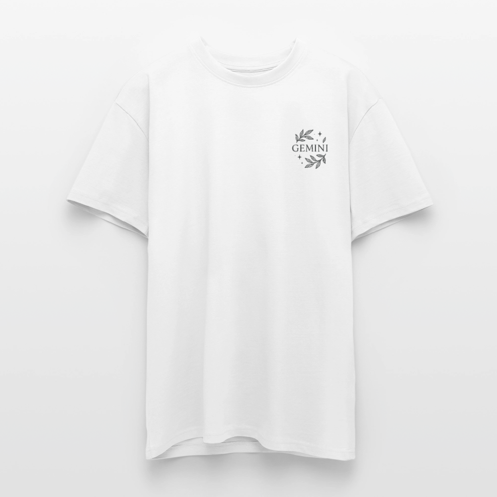 Unisex Oversize T-Shirt "Gemini" - Weiß