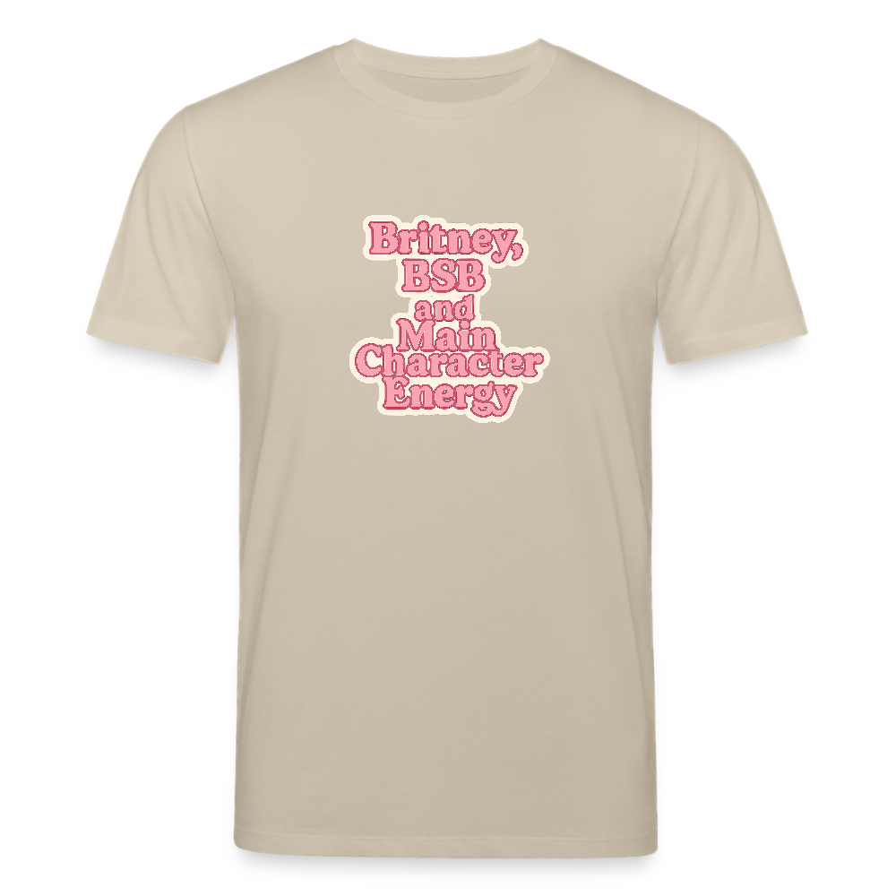 Unisex Bio-T-Shirt - „Main Character Energy“ - Beige