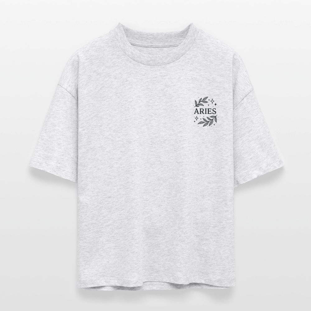 Damen Bio-T-Shirt Nova "Aries" - Weiß meliert