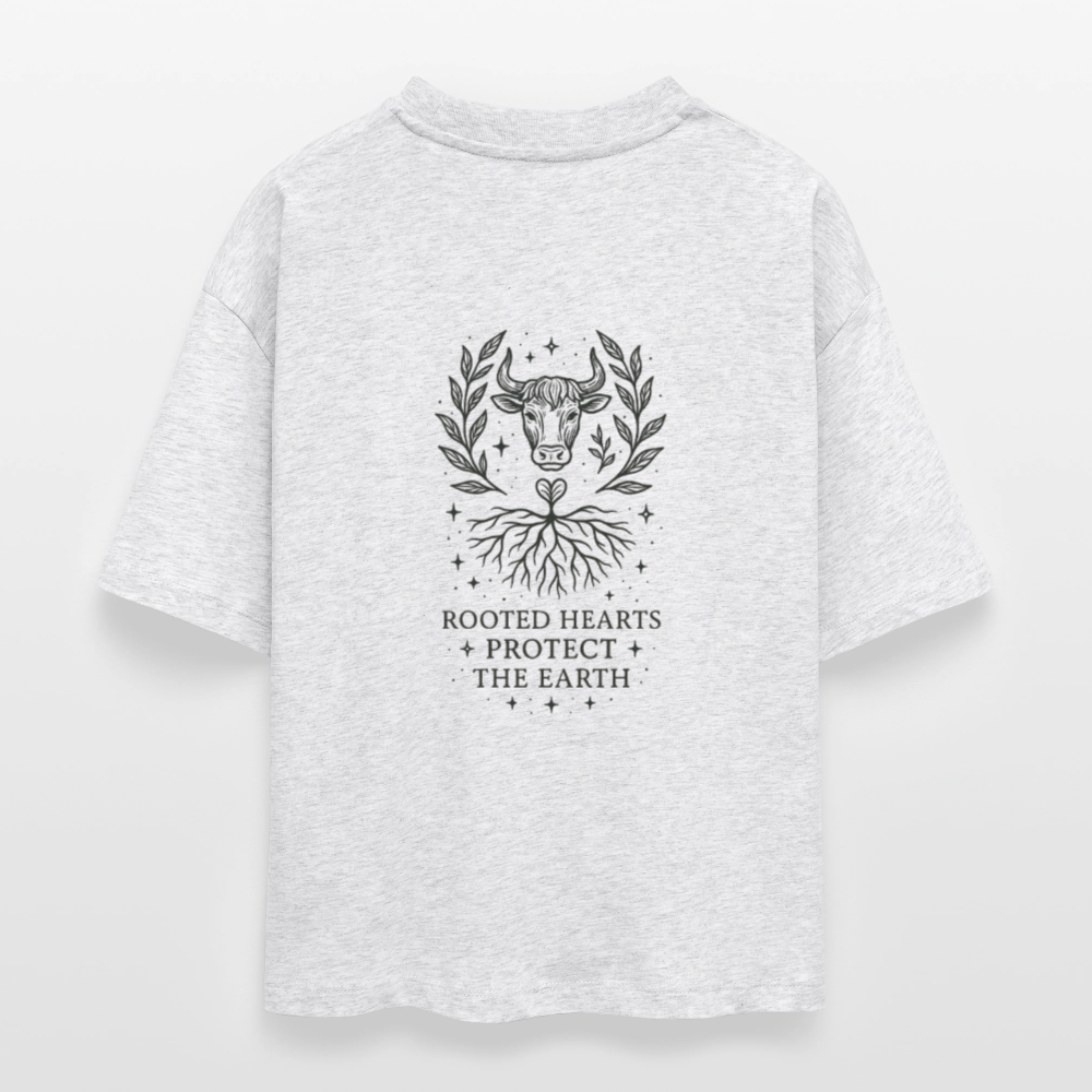 Damen Bio-T-Shirt Nova "Taurus" - Weiß meliert