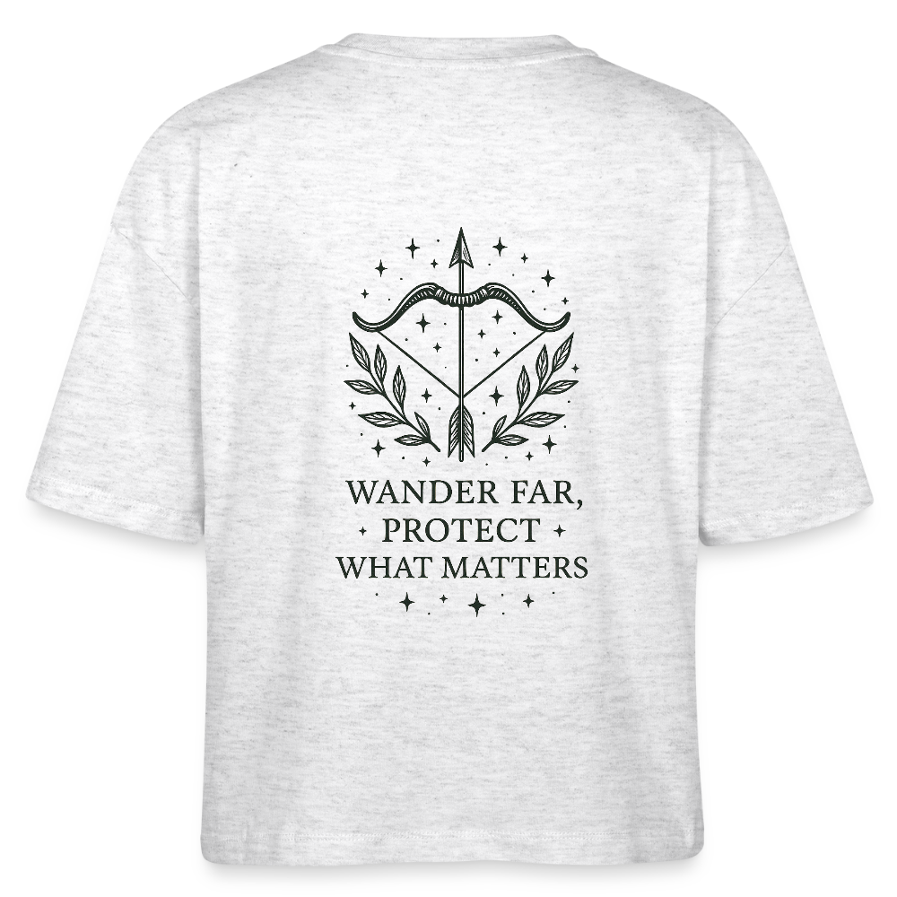 Damen Bio-T-Shirt Nova "Sagittarius" - Weiß meliert