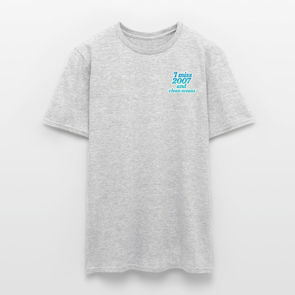 Unisex Fit T-Shirt "2007" - Grau meliert