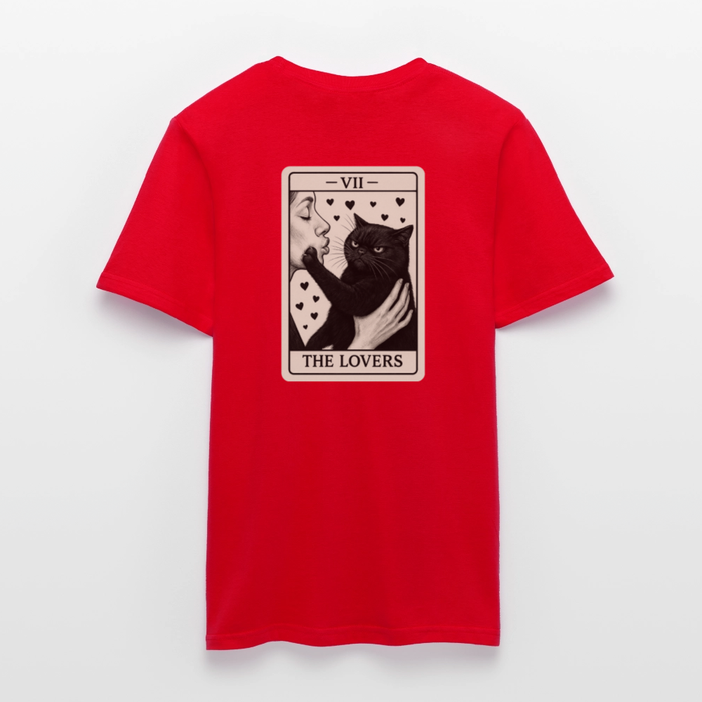 Unisex T-Shirt "Cattitude" - Rot