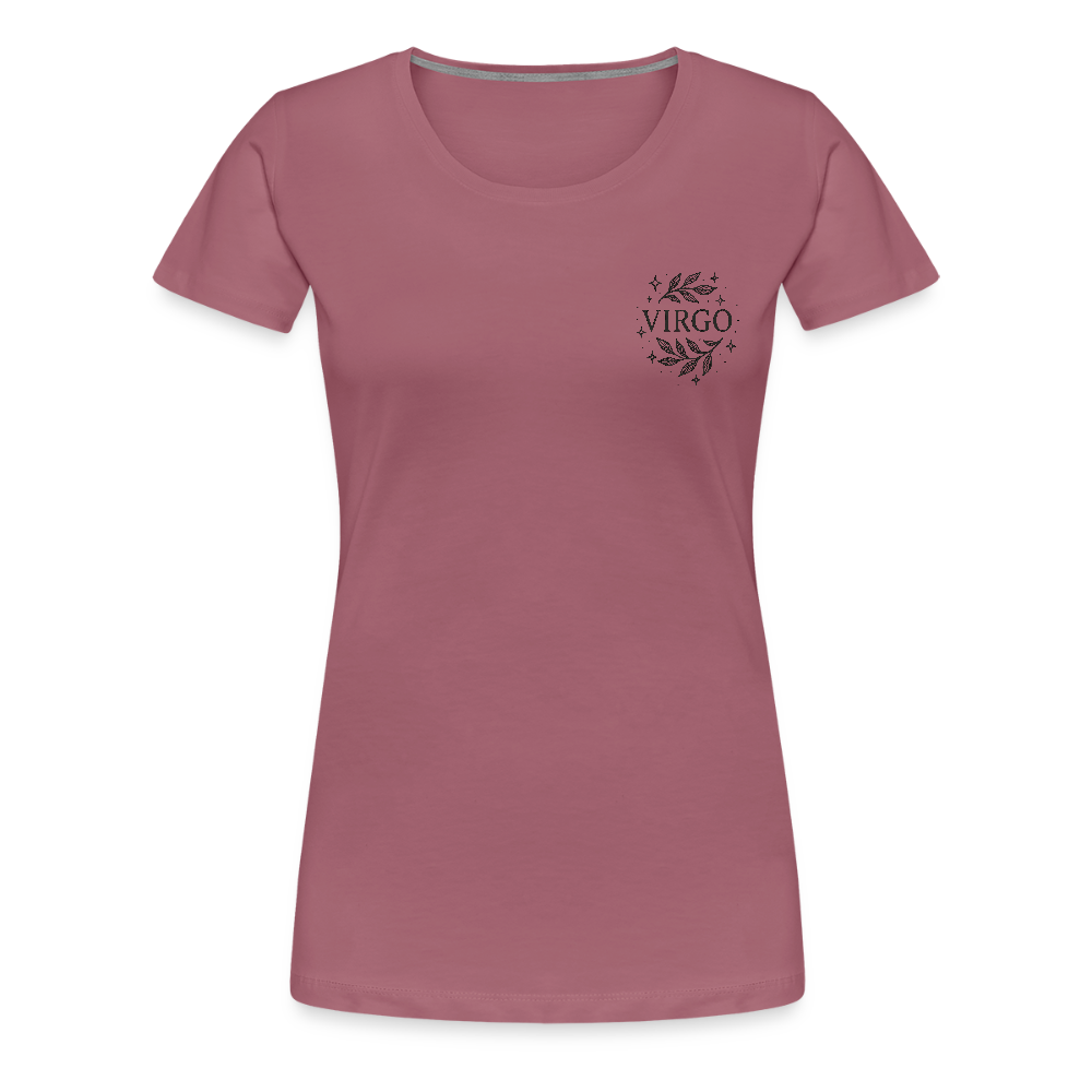 Damen Slim Fit T-Shirt "Virgo" - Malve