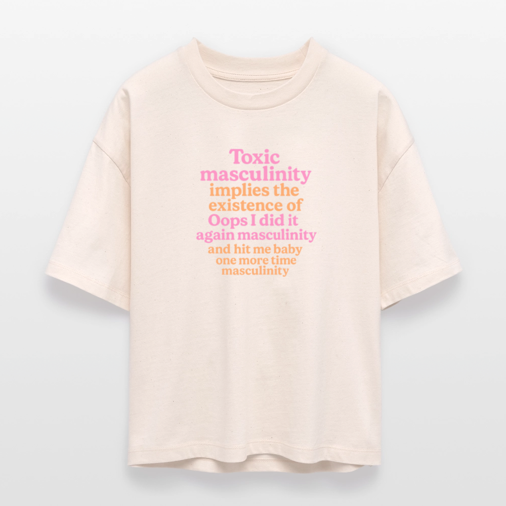 Bio-T-Shirt „Toxic Masculinity“ - Weißgrau