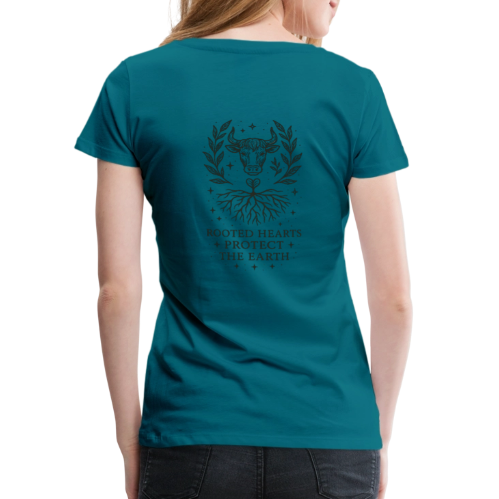 Damen Slim Fit T-Shirt "Taurus" - Divablau