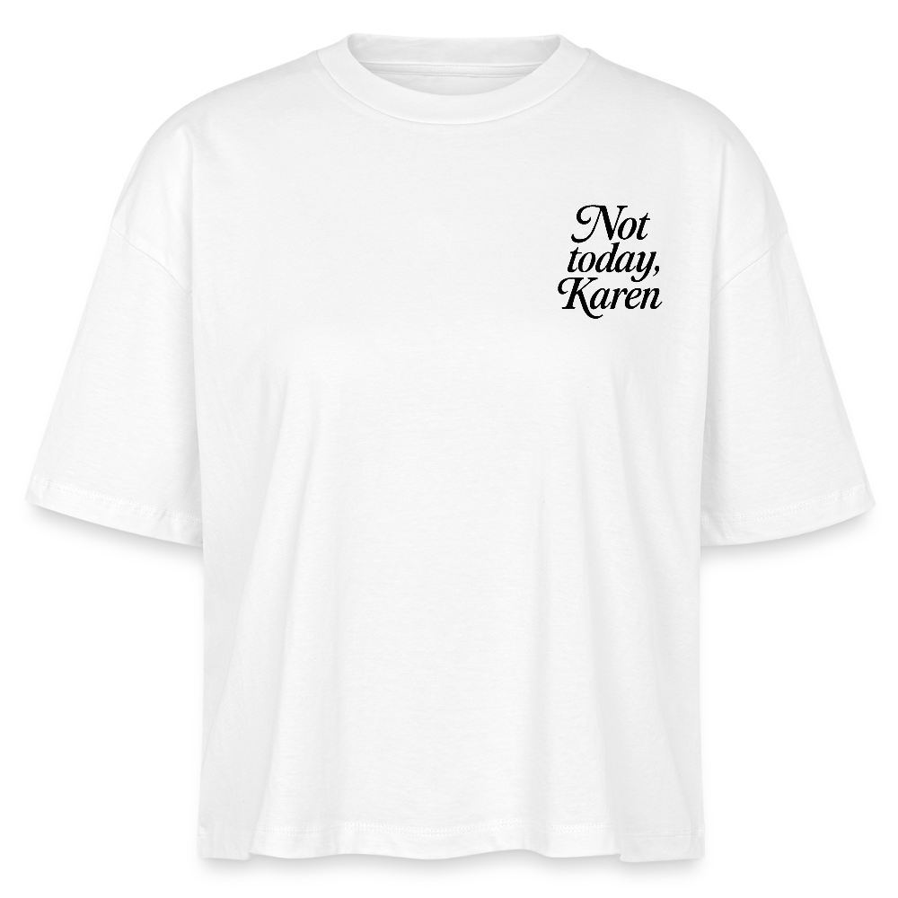 Bio-T-Shirt „Not Today“ - Weiß