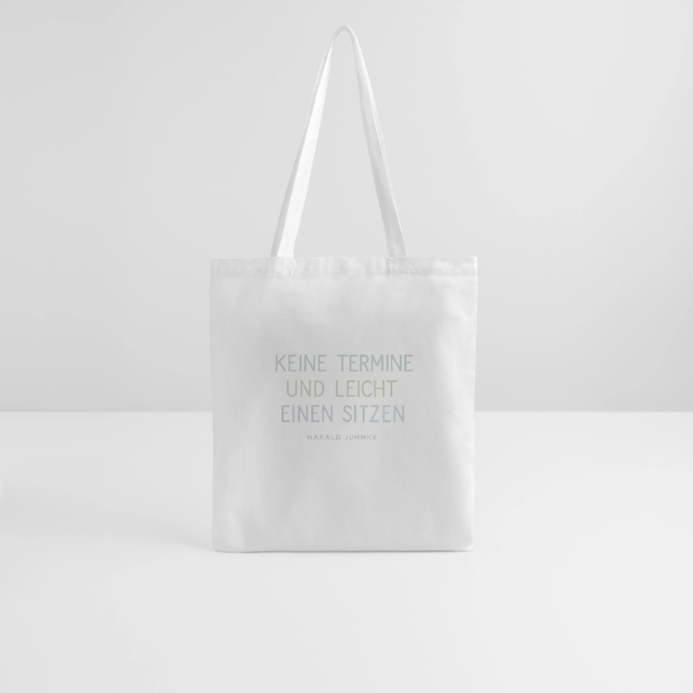 Stoffbeutel „Keine Termine“ - Weiß