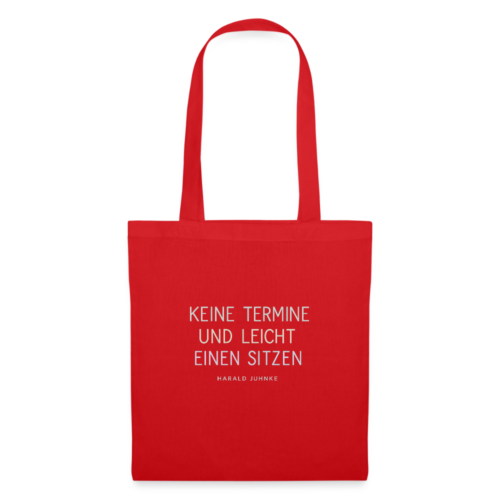 Stoffbeutel „Keine Termine“ - Rot