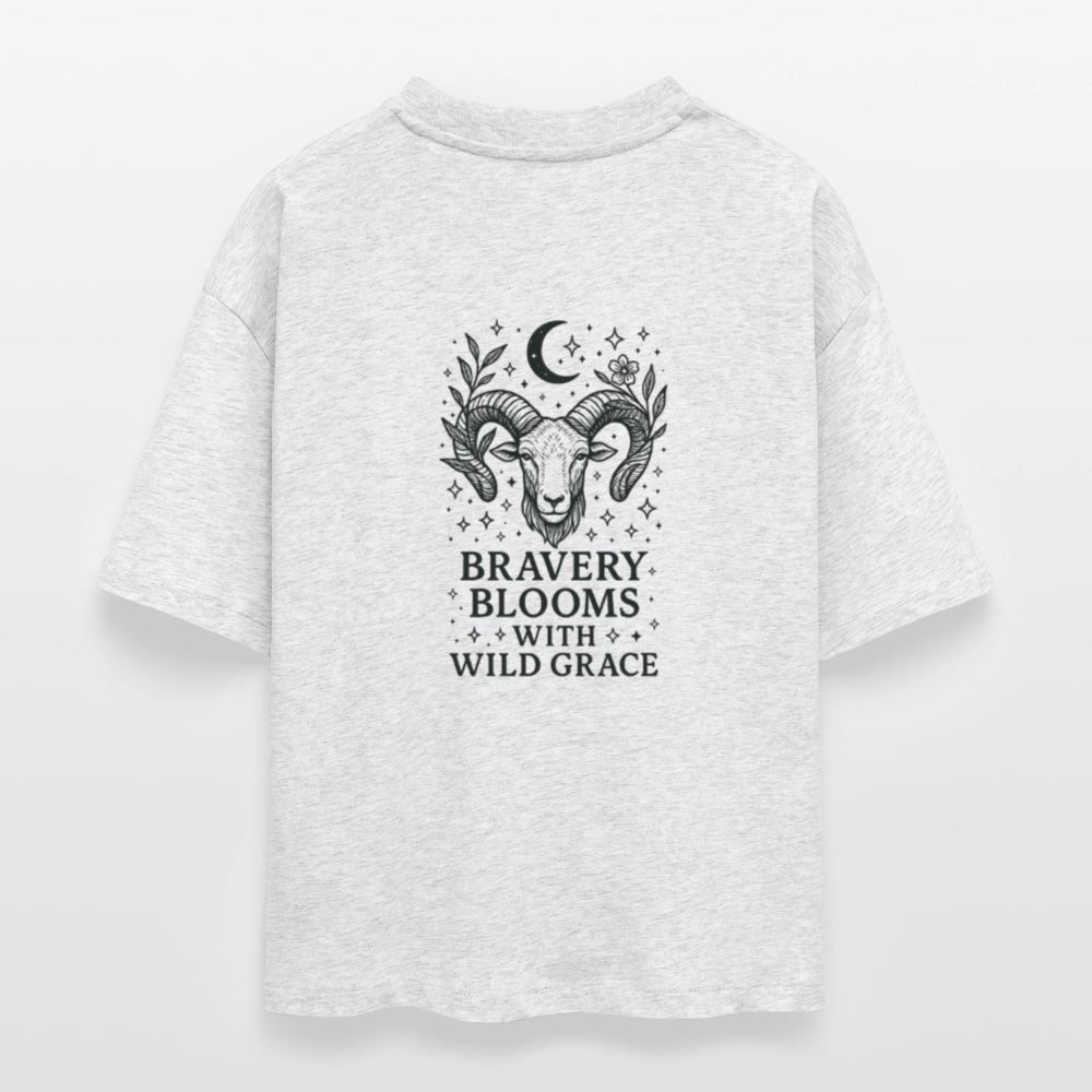 Damen Bio-T-Shirt Nova "Aries" - Weiß meliert