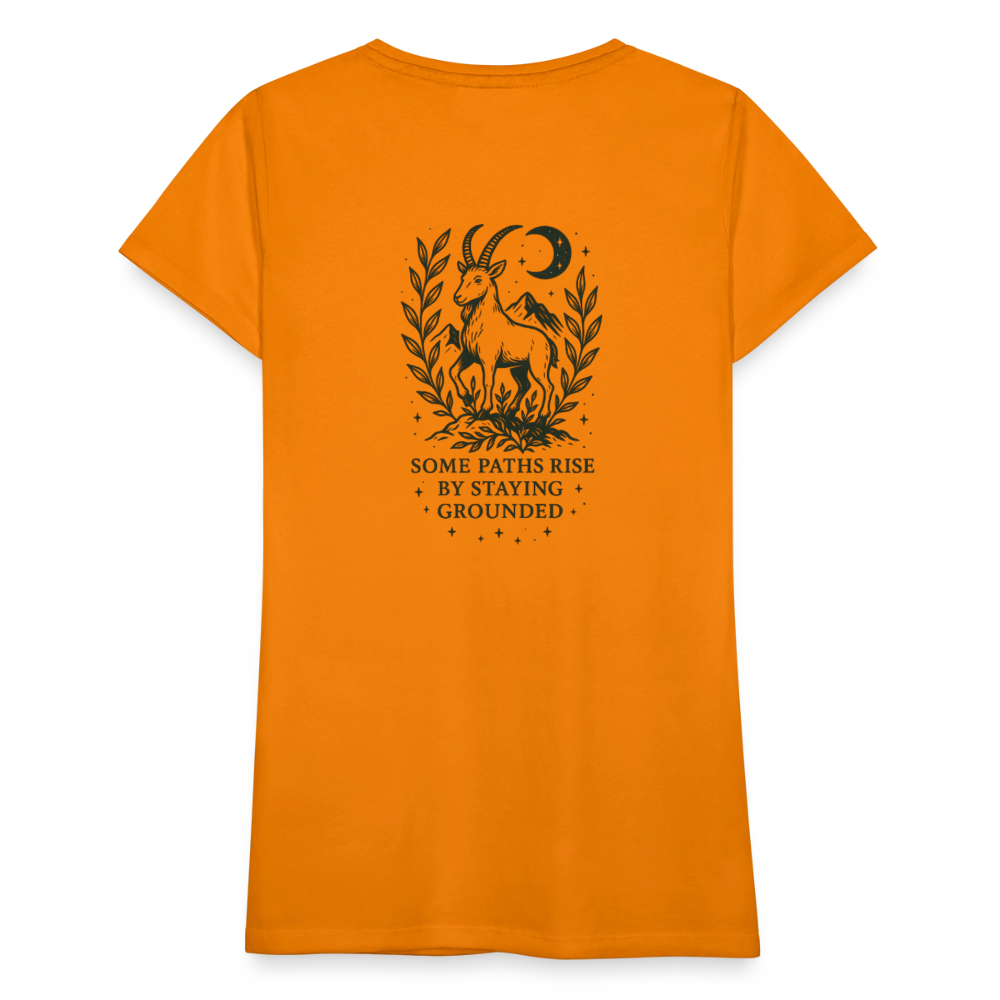 Damen Slim Fit T-Shirt "Capricorn" - Orange