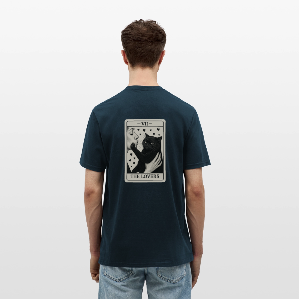 Unisex T-Shirt "Cattitude" - Navy