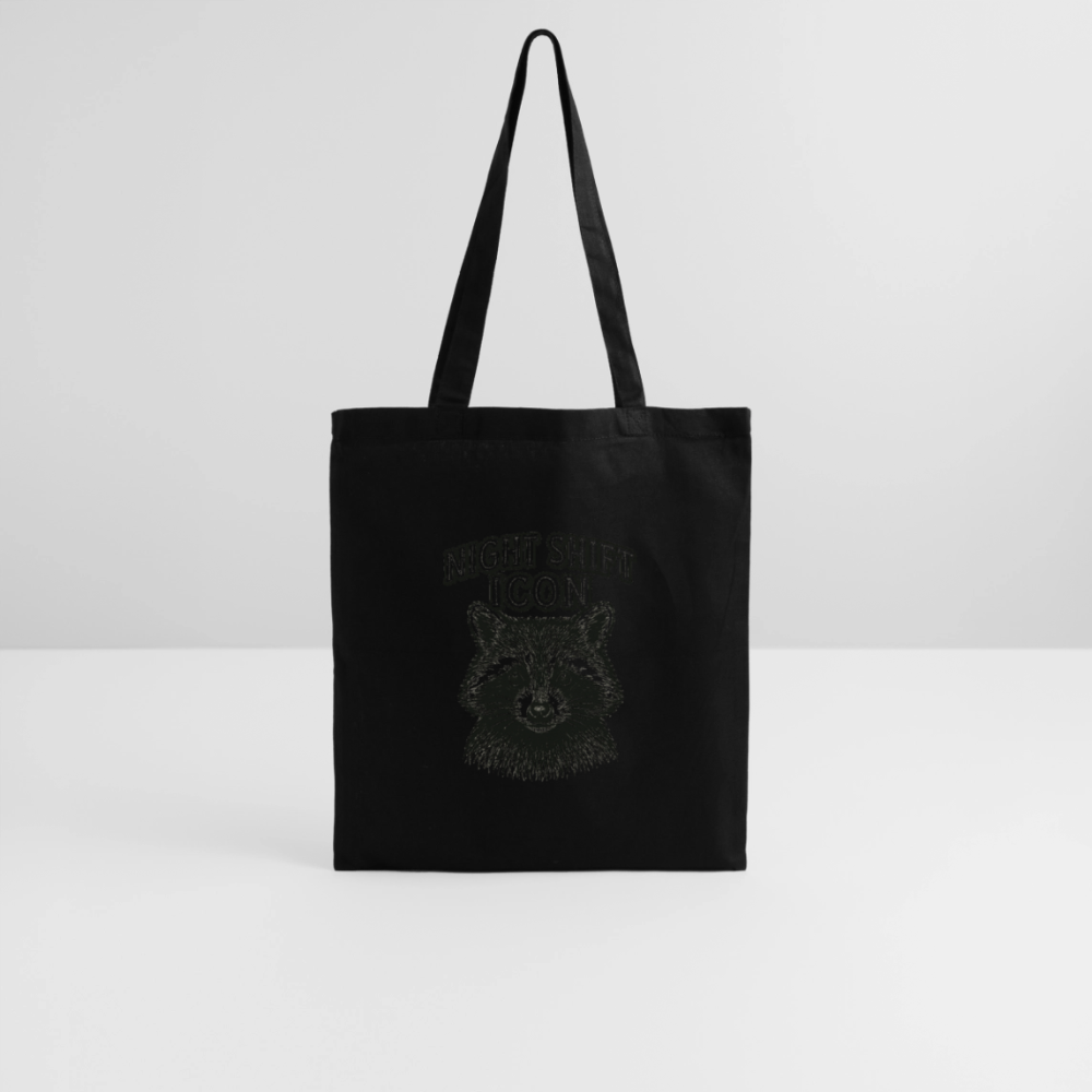 Stoffbeutel "Night Shift Icon" - Schwarz