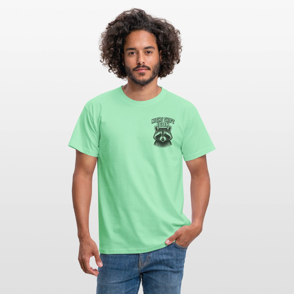 Herren T-Shirt "Night Shift Icon" - Mintgrün